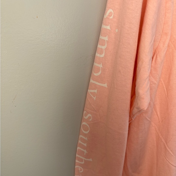 NWT Simply Southern XL Light Pink Long Sleeve Shirt cotton - Picture 10 of 10